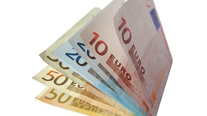 Image showing Euro notes