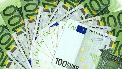 Image showing Euro notes