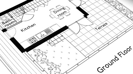 Image showing Technical drawing