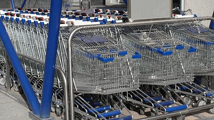 Image showing Shopping carts