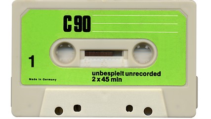 Image showing Music tape cassette