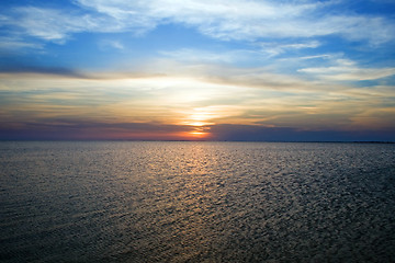 Image showing Beautiful sunset