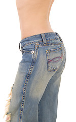 Image showing old jeans