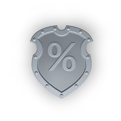 Image showing emblem with percent symbol