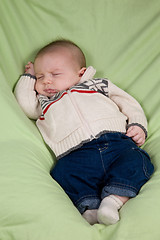 Image showing Sleeping Newborn