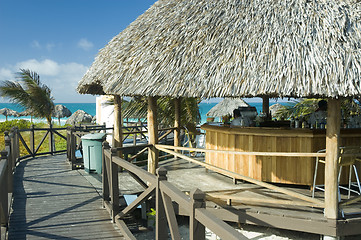 Image showing Palapa bar