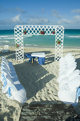 Image showing tropical wedding