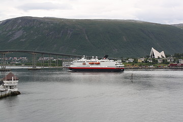 Image showing Hurtigruten in Tromso