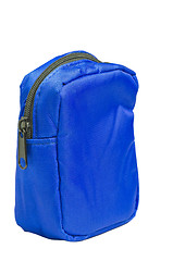 Image showing Blue Nylon Pouch