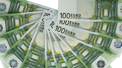 Image showing Euro notes