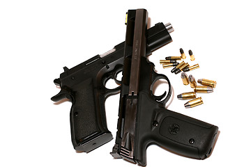 Image showing Hand guns