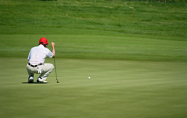 Image showing Royal Trophy golf tournament, Asia vs Europe 2010