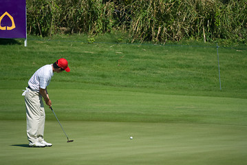 Image showing Royal Trophy golf tournament, Asia vs Europe 2010