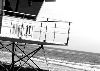 Image showing Lifeguard Tower