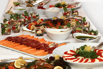 Image showing festive buffet
