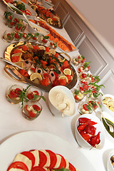 Image showing festive buffet