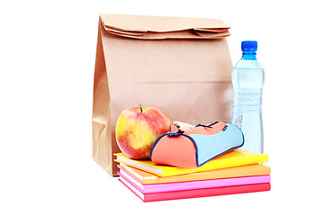 Image showing lunch for school