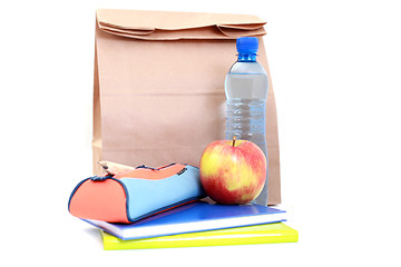 Image showing lunch for school