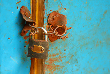 Image showing Rusty Lock