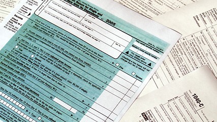 Image showing Tax forms