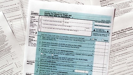 Image showing Tax forms