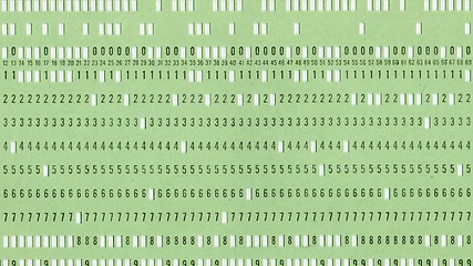 Image showing Punched card