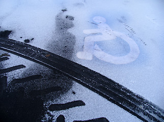 Image showing Parking for disabled