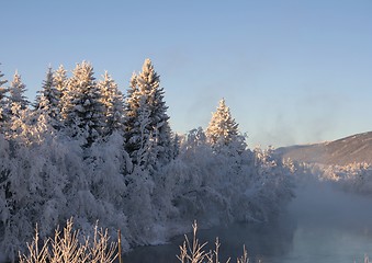 Image showing Frosty river