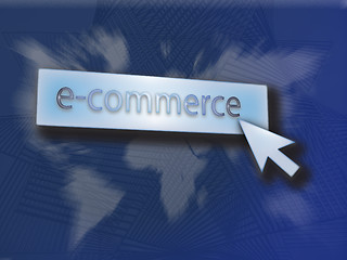 Image showing E-commerce button