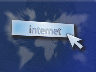 Image showing Button internet