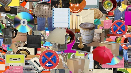 Image showing Objects collage