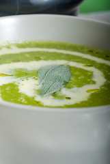 Image showing spinach soup