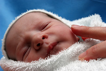 Image showing New born baby