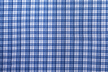 Image showing Blue Plaid Texture