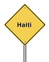 Image showing Warning Sign Haiti