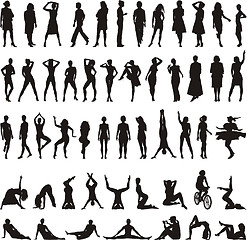 Image showing Silhouettes Women