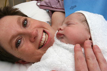 Image showing New born baby