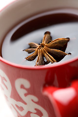 Image showing Christmas glogg with aniseed