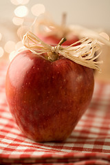 Image showing Red Christmas Apple