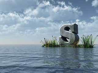 Image showing letter s monument