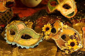 Image showing Venetian masks