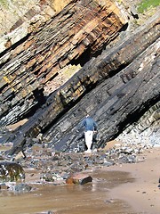 Image showing Coastal rock formation