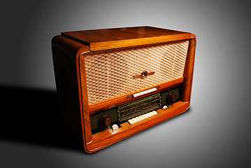 Image showing vintage radio