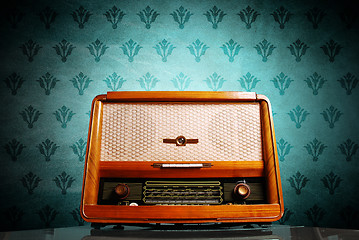 Image showing vintage radio