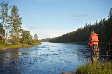 Image showing trout fishing