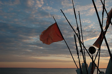 Image showing Fisherman flags