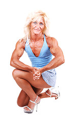 Image showing Bodybuilding woman.