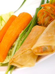 Image showing Chinese spring roll