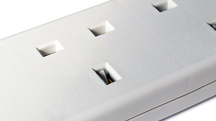 Image showing British plug socket