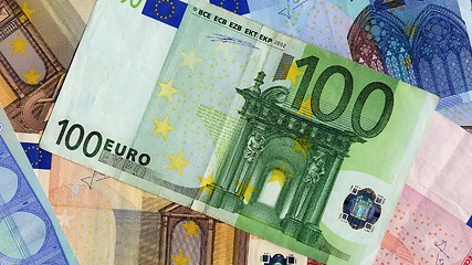 Image showing Euro notes